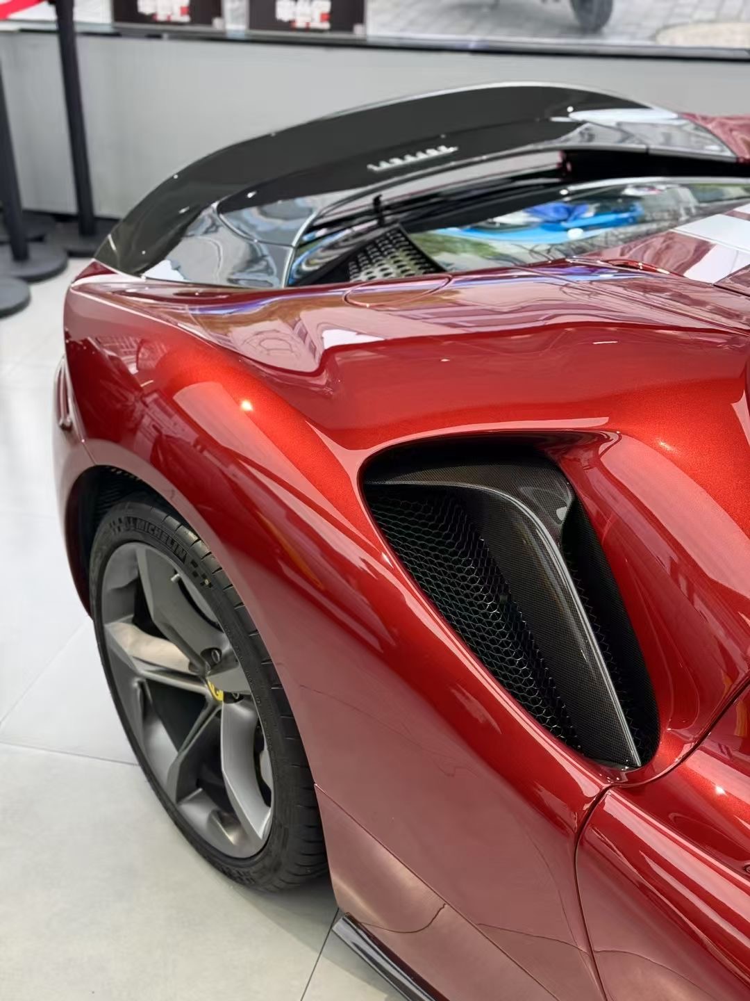 Ferrari SF90 OEM Style Dry Carbon Parts - styling view
