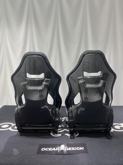 Ferrari F430/458/488/F8 Style Dry Carbon Bucket Seat - styling view