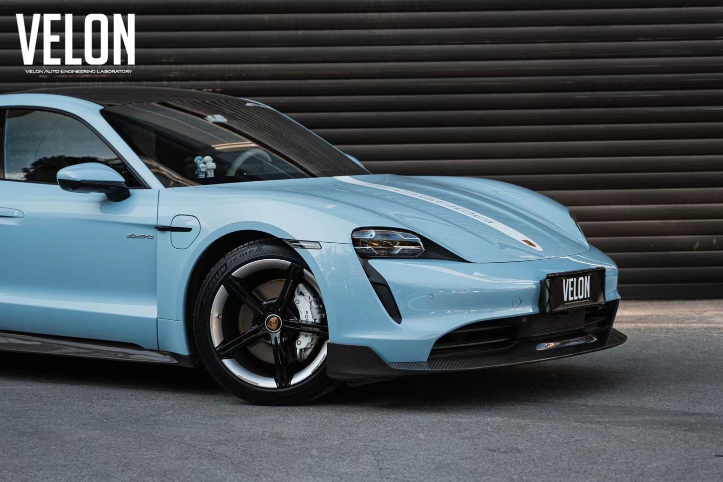 Porsche Taycan Ocean Design OD Style Dry Carbon Parts - styling view