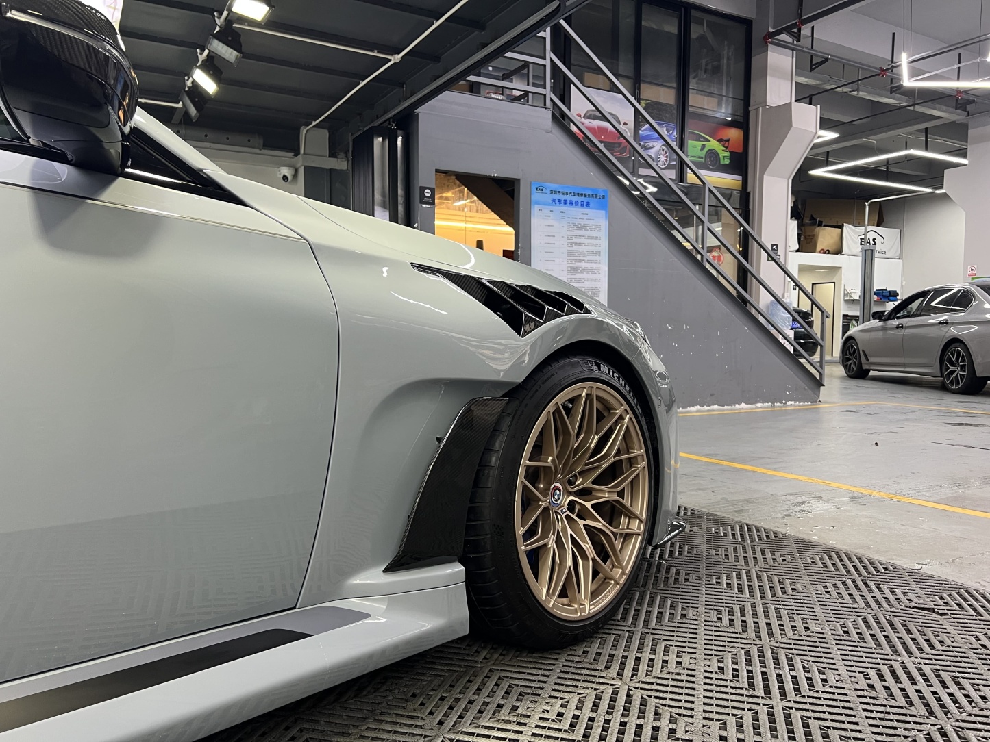 BMW G87 M2 AP Style Dry Carbon Parts - styling view