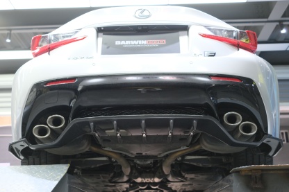 Lexus RC F Ocean Design Style Carbon Fiber Parts - styling view