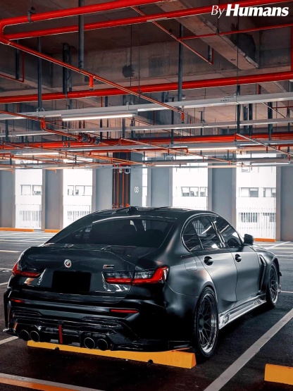 BMW G80 M3/G82 M4 CSL Style Dry Carbon Parts - styling view