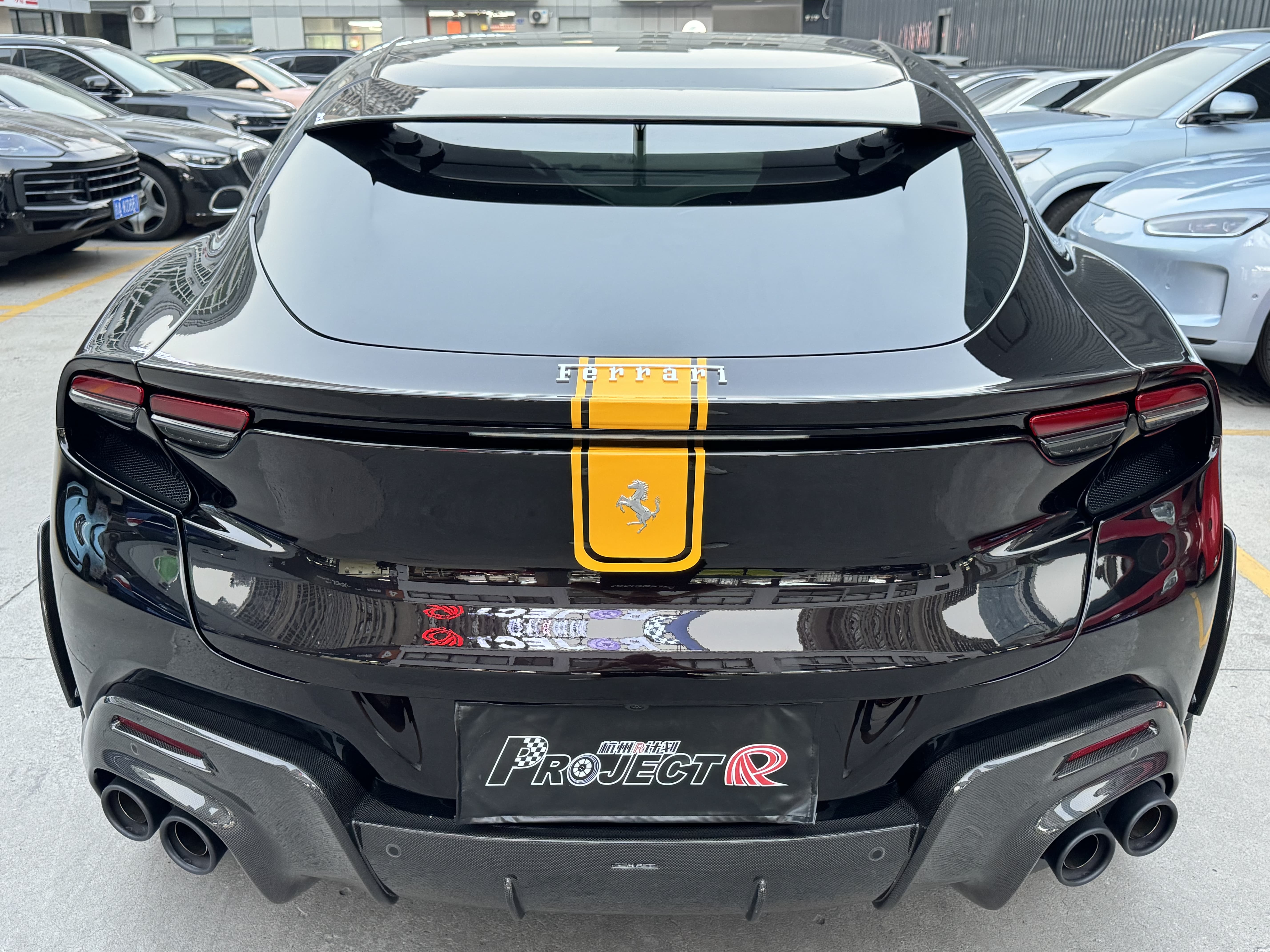 Ferrari Purosangue OEM Style Dry Carbon Parts - styling view