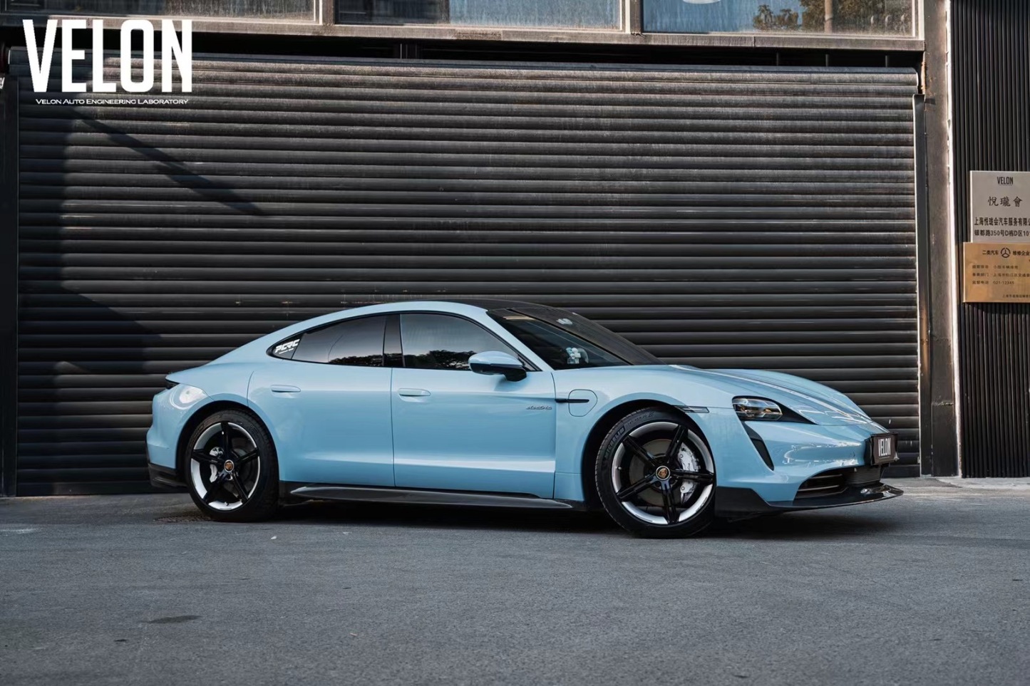 Porsche Taycan Ocean Design OD Style Dry Carbon Parts - styling view