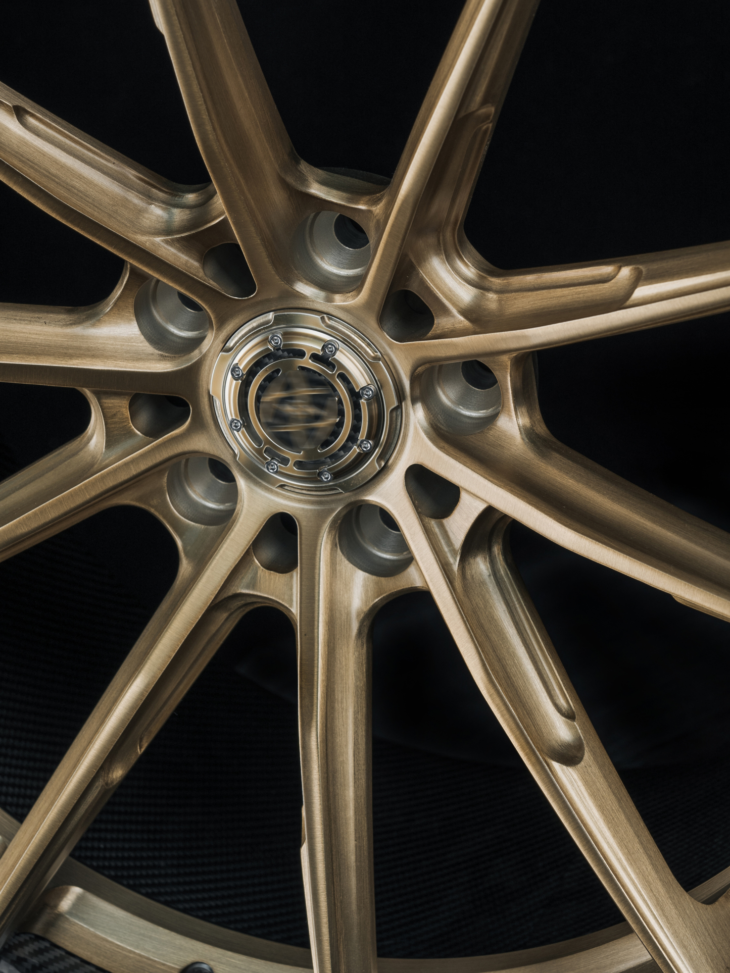 Octopus & Ocean Design Custom Carbon Fiber Wheels - styling view