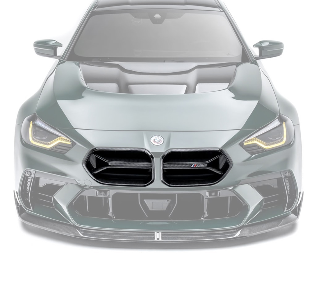 BMW G87 M2 AR V2 Style Dry Carbon Parts - styling reference for Grille (Optional Exposed Carbon)
