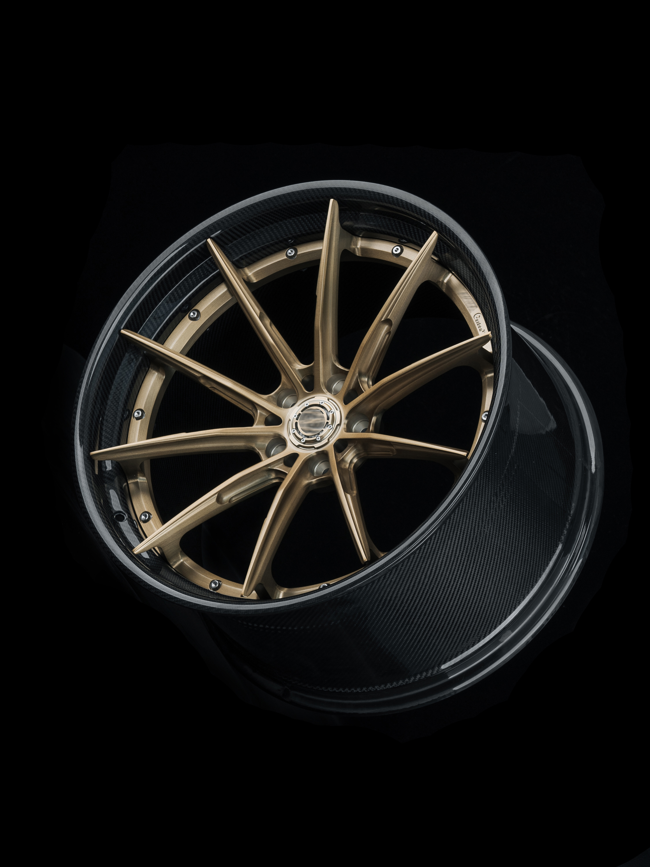 Octopus & Ocean Design Custom Carbon Fiber Wheels - styling view