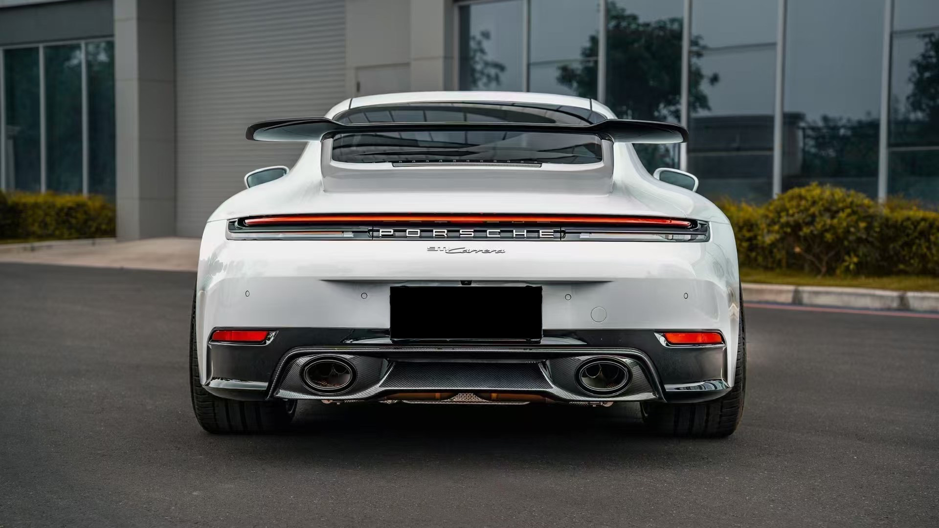Porsche 911 992.2 OEM Style Dry Carbon Parts - styling view