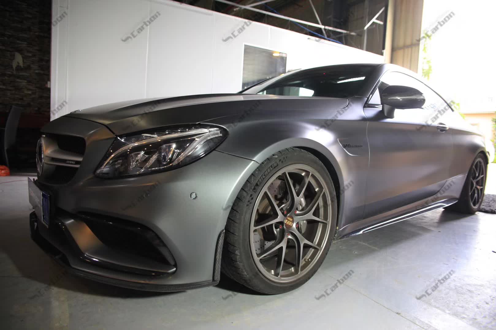 Mercedes-Benz C63 Coupe Edition One Style Carbon Fiber Parts - styling view