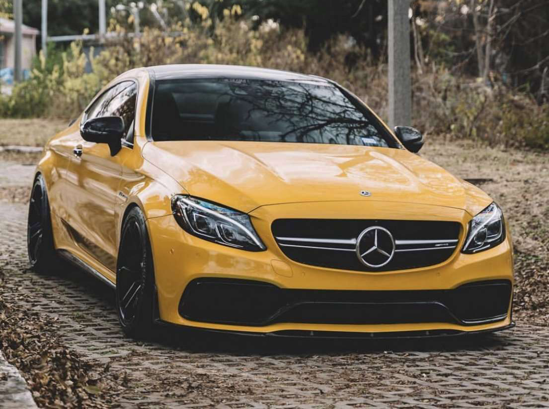 Mercedes-Benz C63 Coupe Edition One Style Carbon Fiber Parts - styling view