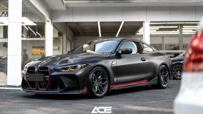 BMW G80 M3/G82 M4 CSL Style Dry Carbon Parts - styling view