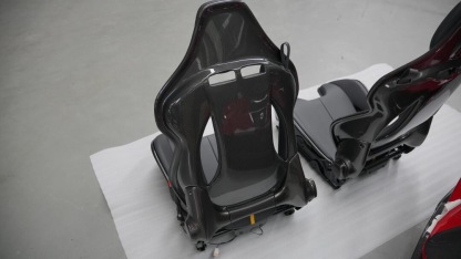 Ferrari 296 / SF90 Style Dry Carbon Bucket Seat - styling view