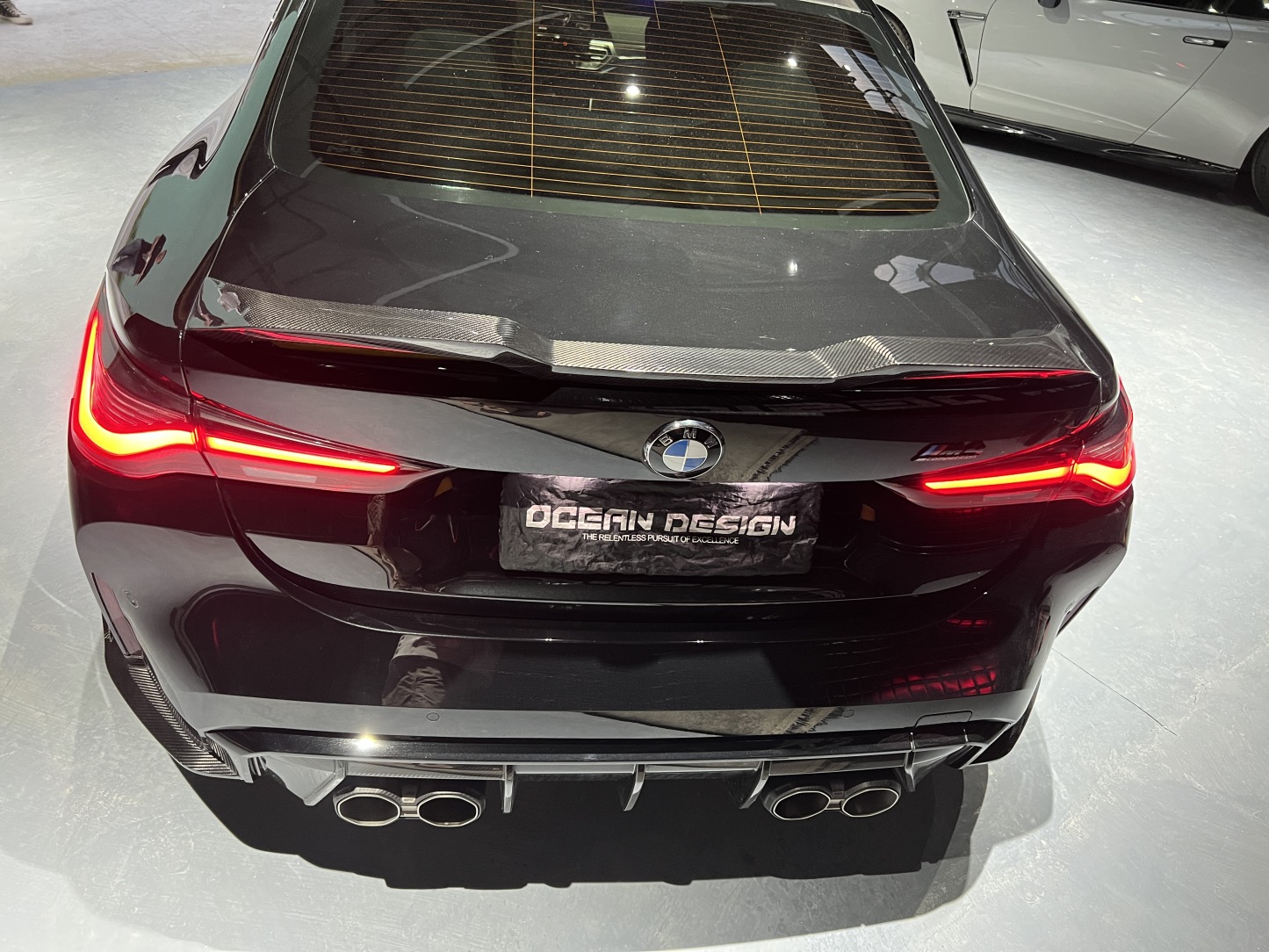 BMW G80 M3/G82 M4 V Style Dry Carbon Parts - styling view