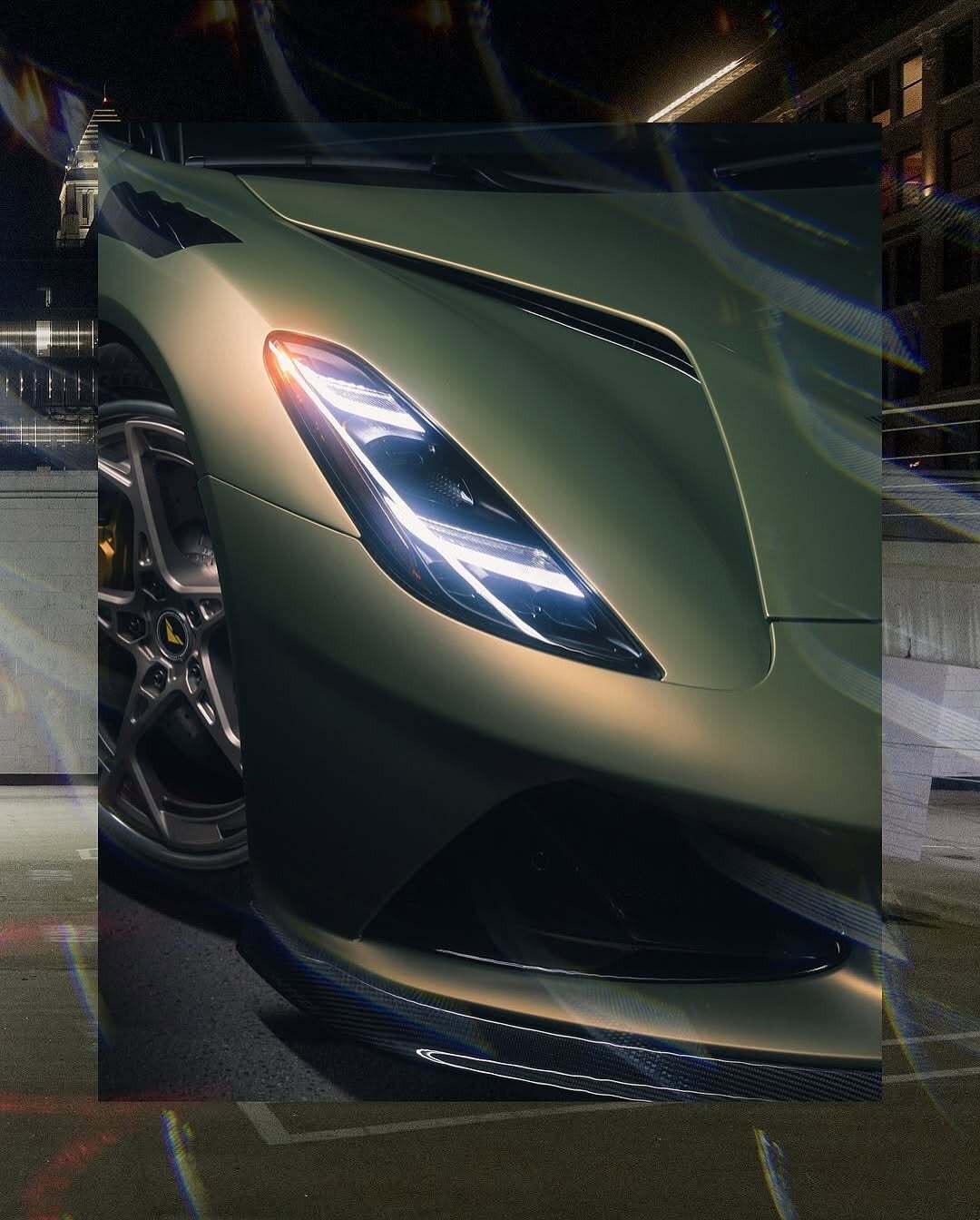 Lotus Emira V Style Dry Carbon Parts - styling view