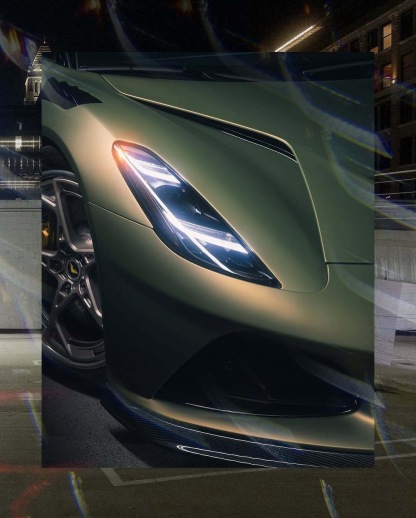 Lotus Emira V Style Dry Carbon Parts - styling view