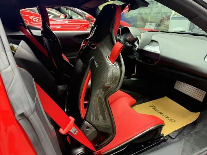 Ferrari 296 / SF90 Style Dry Carbon Bucket Seat - styling view