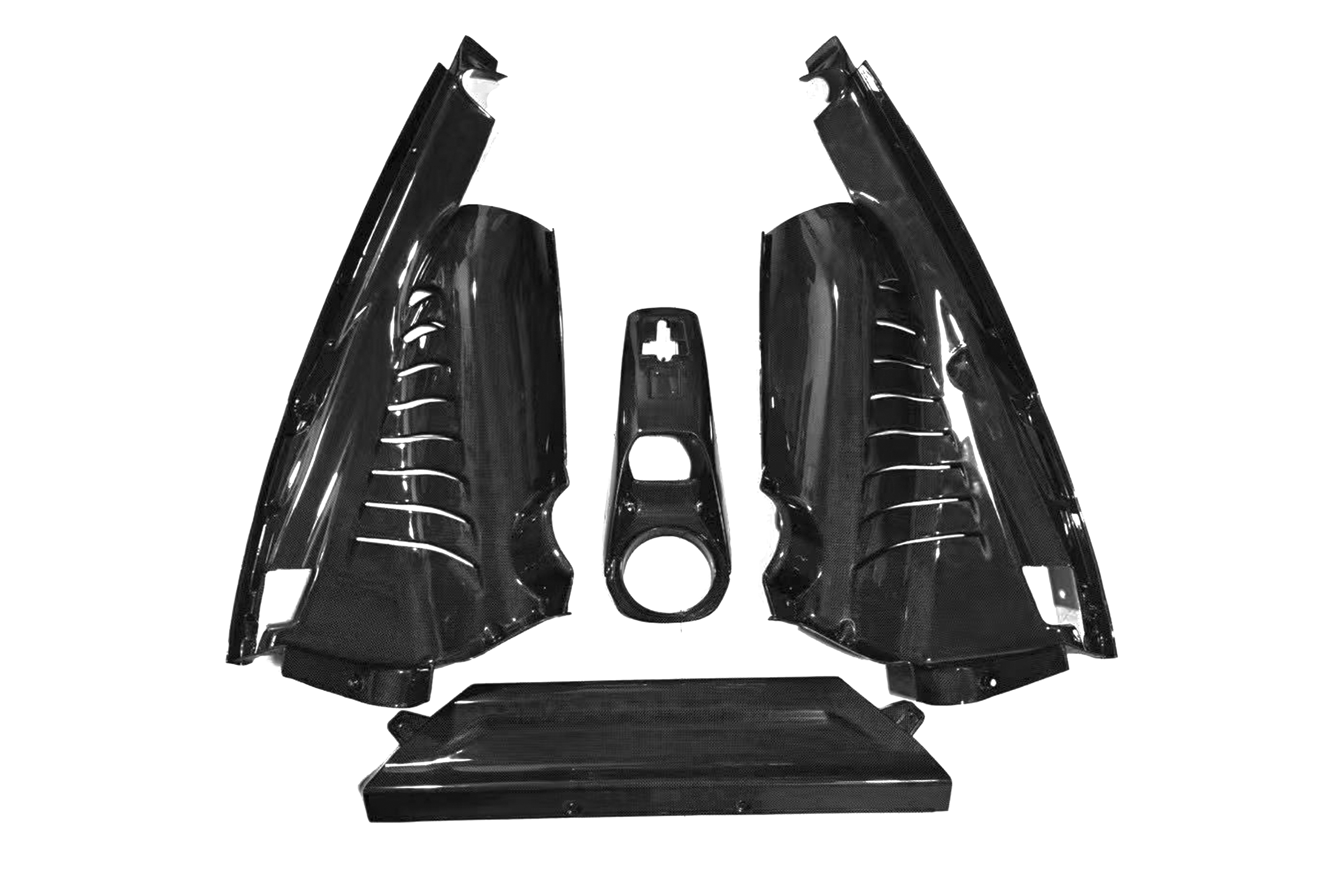 Ferrari F8 OEM Style Dry Carbon Parts - styling reference for Engine Bay Trim