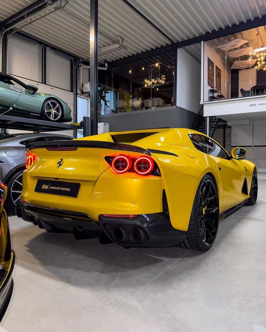 Ferrari 812 N Style Dry Carbon Parts - styling view
