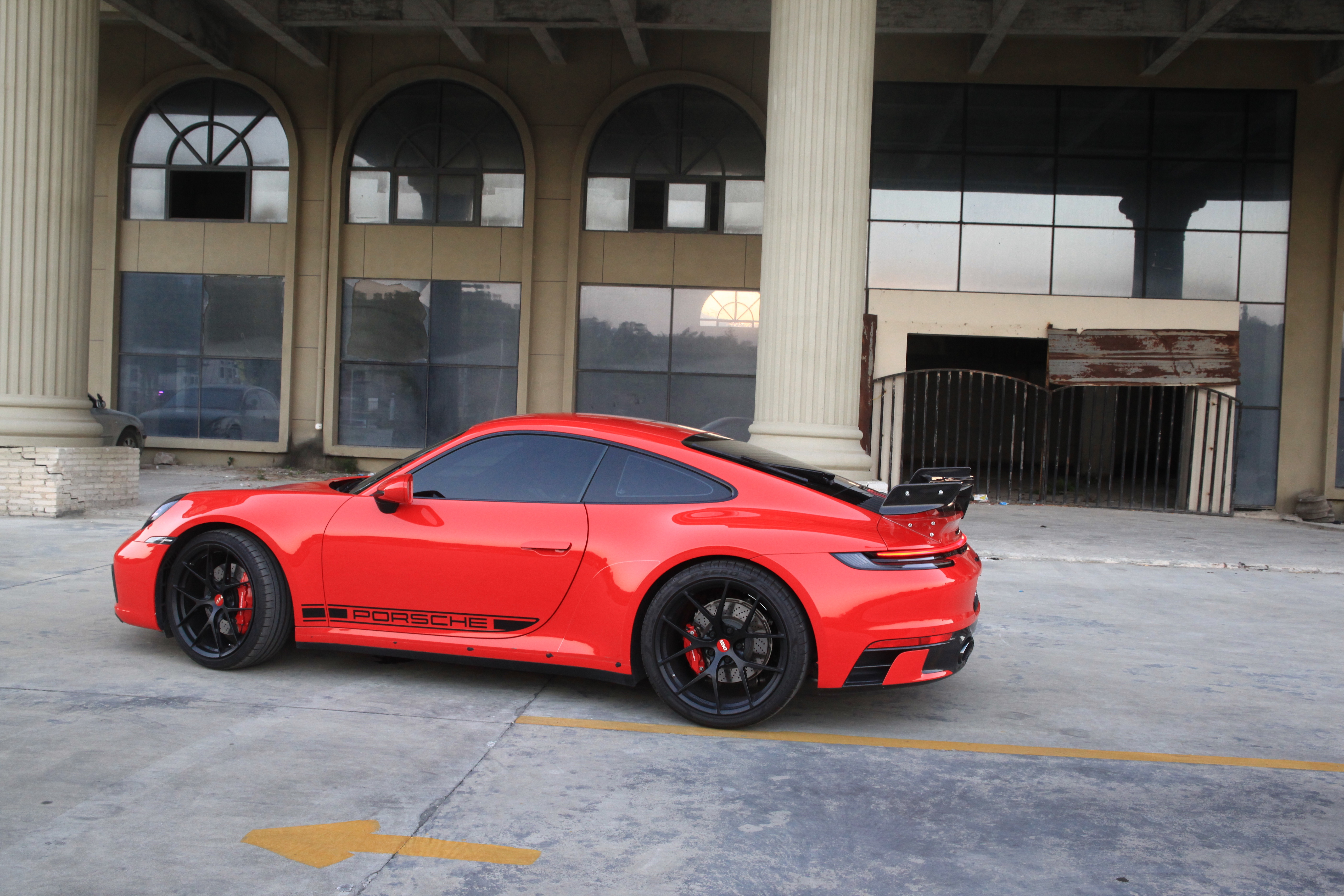 Porsche 911 992.1 Techart Style Carbon Parts - styling view