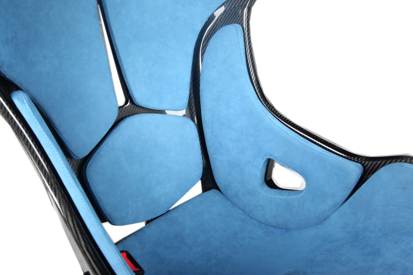 McLaren Senna Style Dry Carbon Bucket Seat - styling view