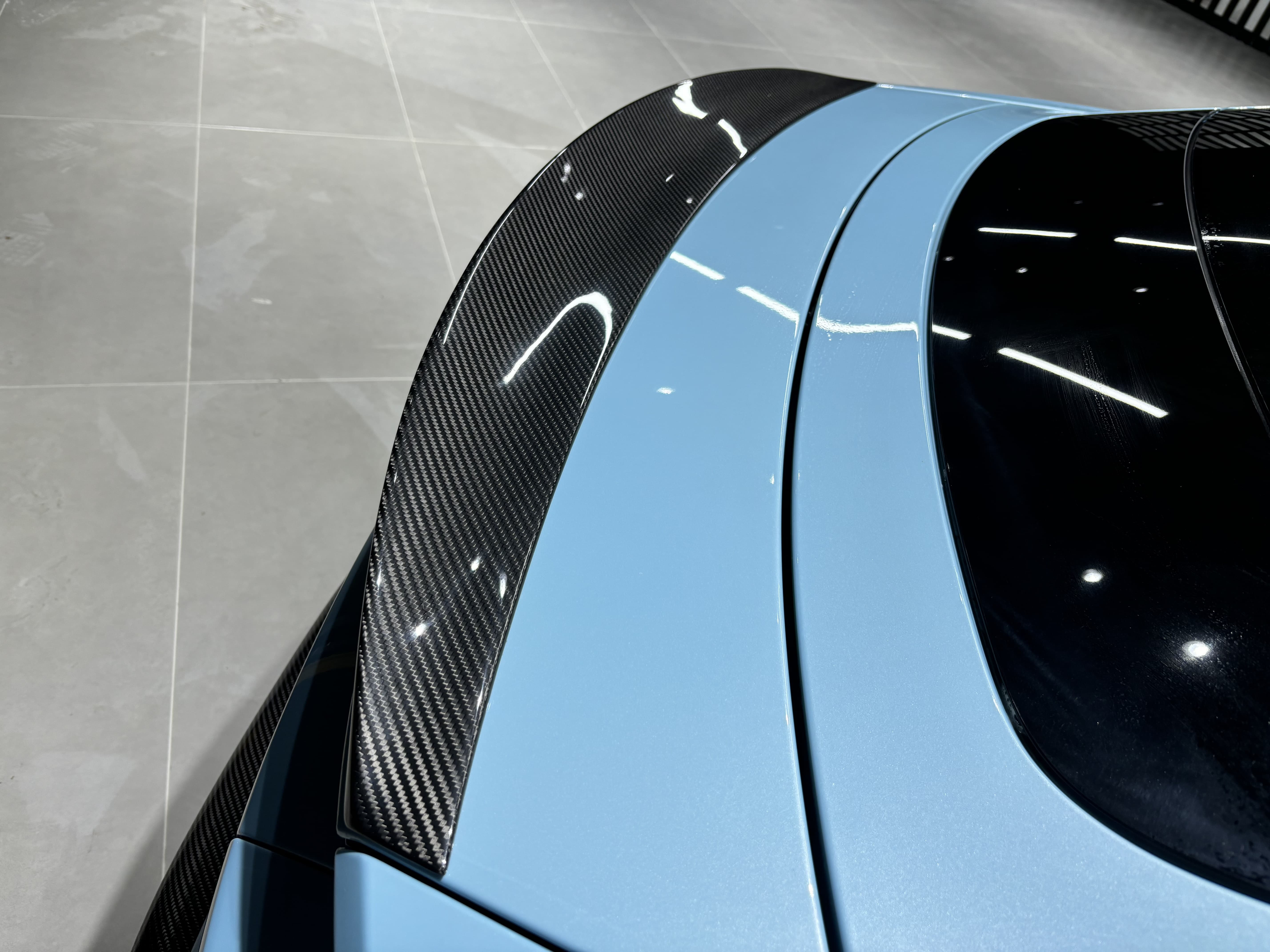 Porsche Taycan Ocean Design OD Style Dry Carbon Parts - styling view