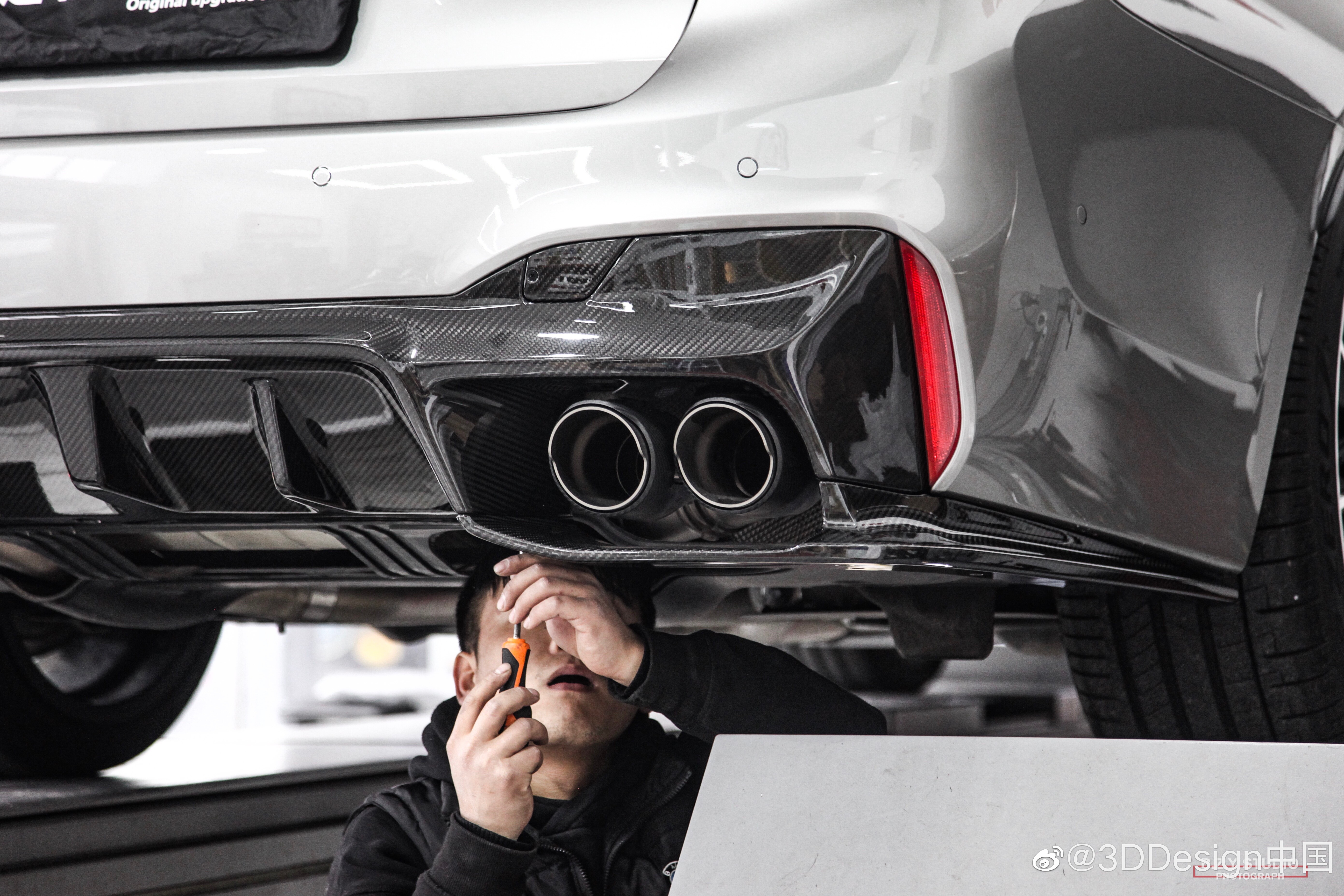 BMW F90 M5 3D Design Style Carbon Fiber Parts - styling view