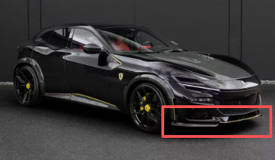 Ferrari Purosangue N Style Dry Carbon Parts - styling reference for Front Lip