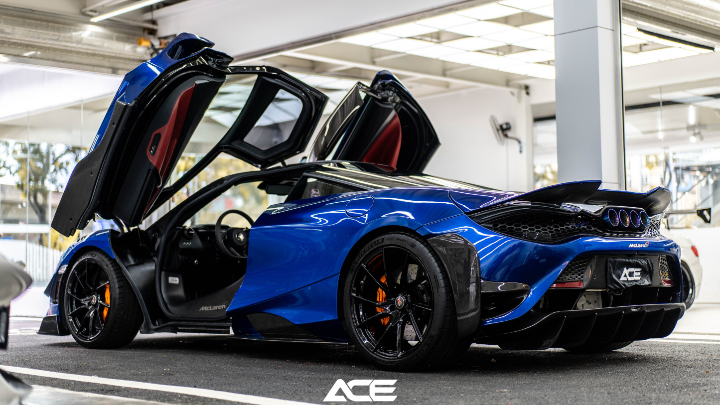 McLaren 720S to 765LT Style Dry Carbon Conversion Kit - styling view