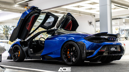 McLaren 720S to 765LT Style Dry Carbon Conversion Kit - styling view