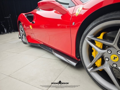 Ferrari F8 MSY Style Parts - styling view