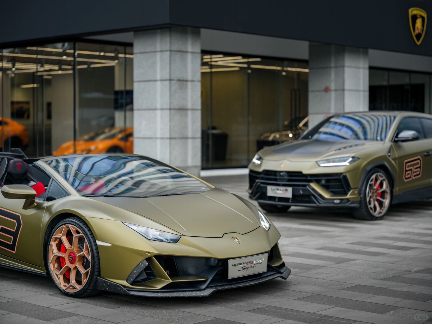 Lamborghini EVO Ocean Design Style Dry Carbon Parts - styling view