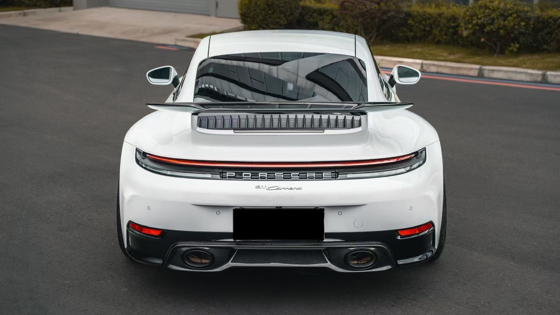Porsche 911 992.2 OEM Style Dry Carbon Parts - styling view