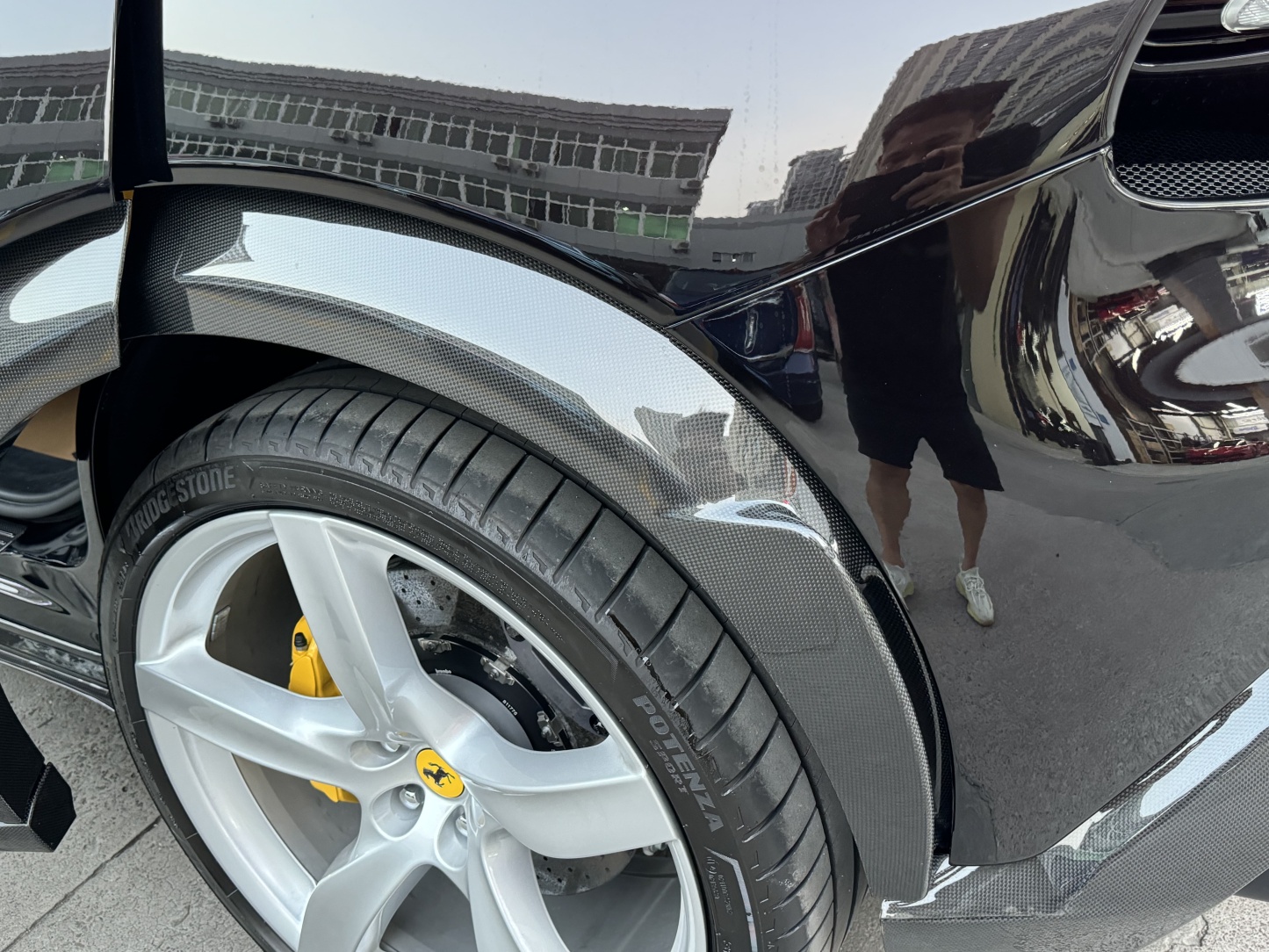 Ferrari Purosangue OEM Style Dry Carbon Parts - styling view