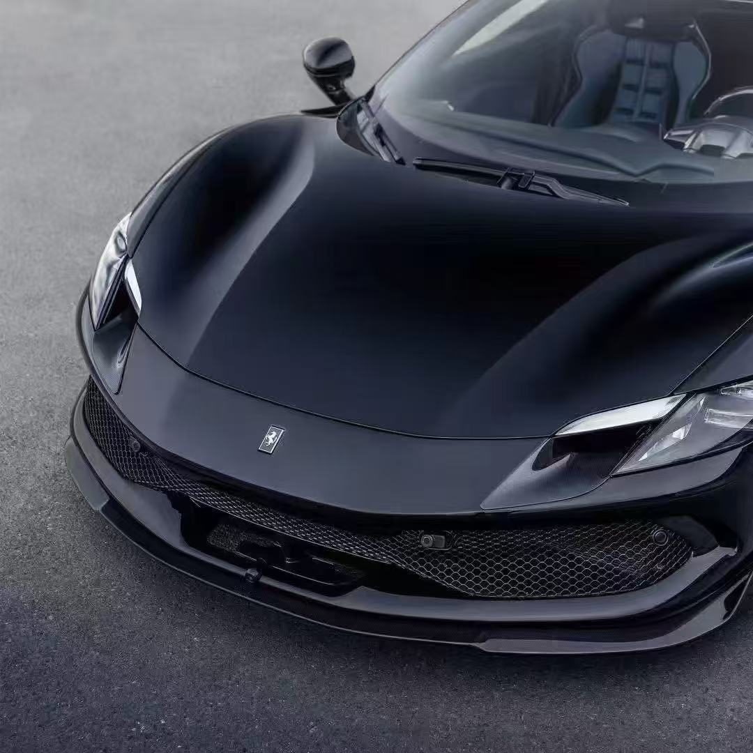 Ferrari 296 RYFT Style Dry Carbon Parts - styling view