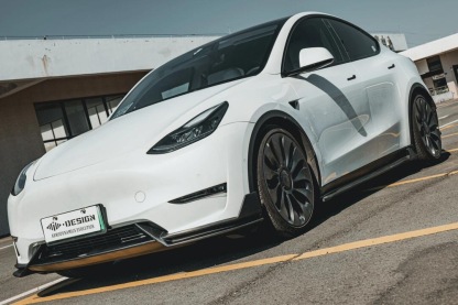 Tesla Model Y Ocean Design Gen 1 Style Dry Carbon Parts - styling view