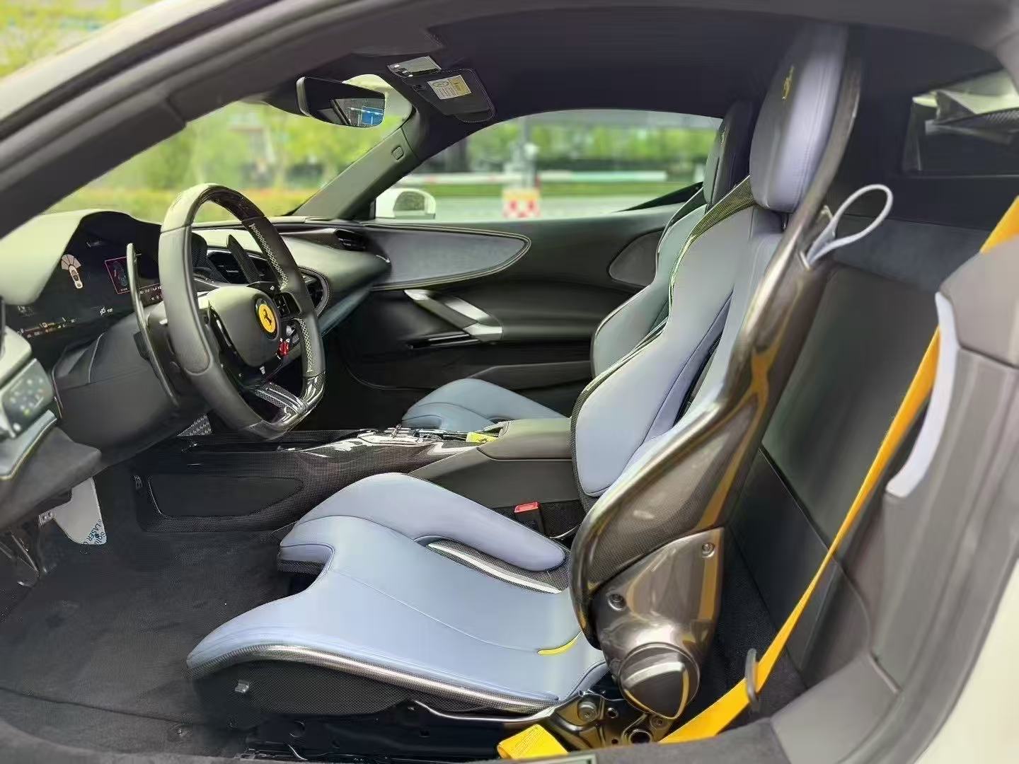 Ferrari 296 / SF90 Style Dry Carbon Bucket Seat - styling view