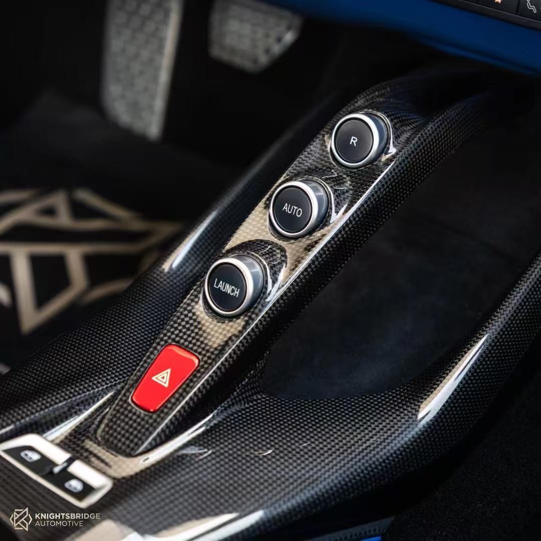 Ferrari 812 OEM Style Dry Carbon Interior Parts - styling view