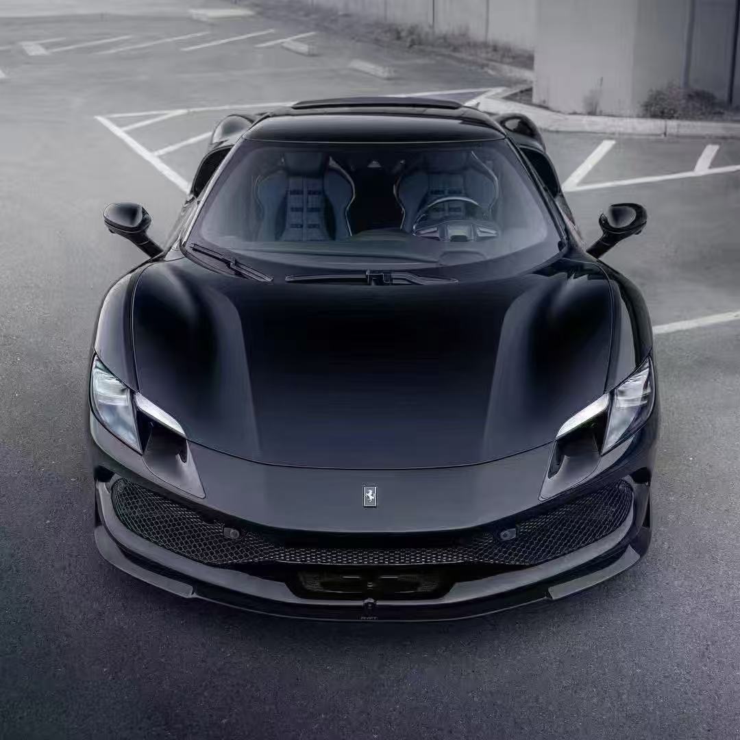 Ferrari 296 RYFT Style Dry Carbon Parts - styling view