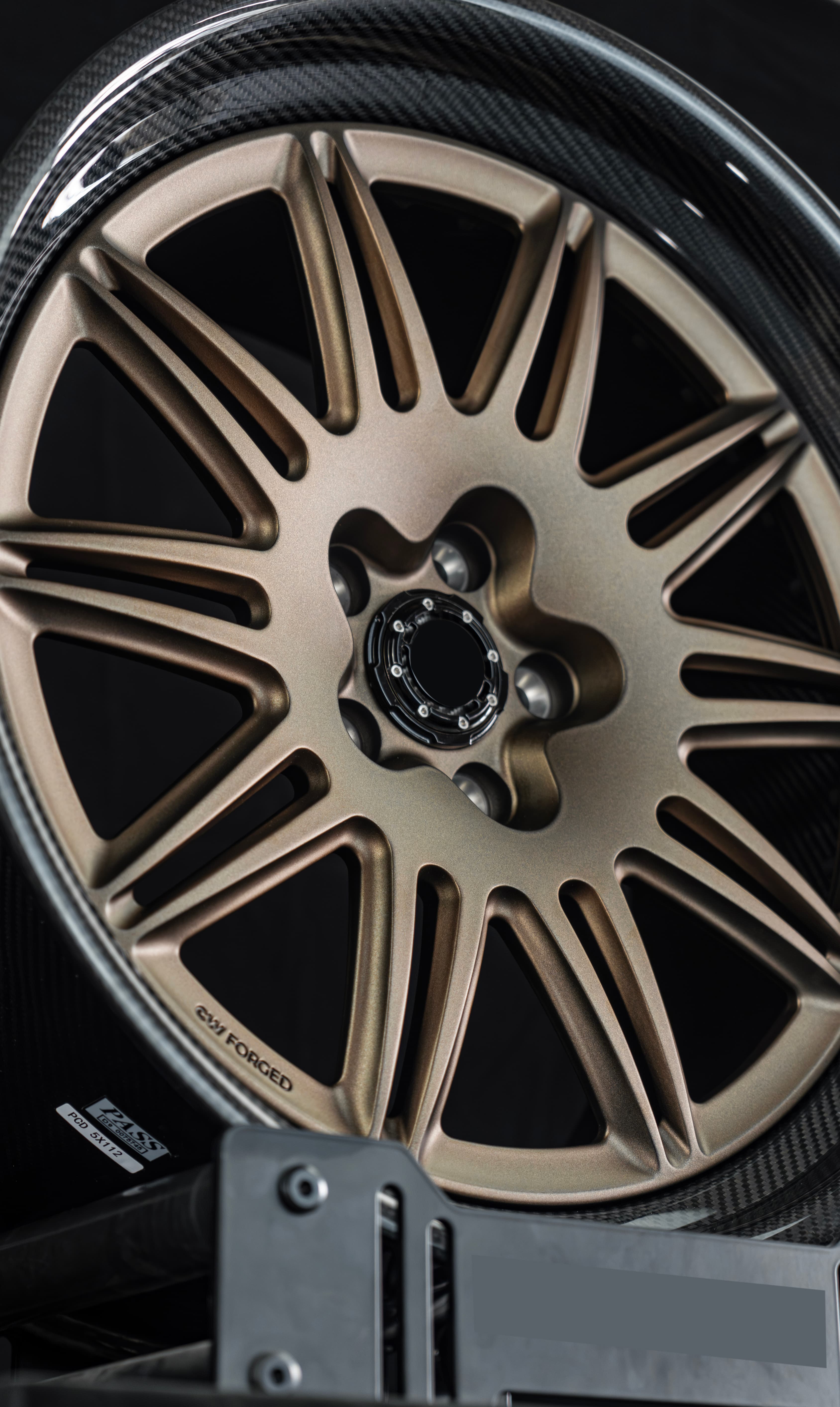 Octopus & Ocean Design Custom Carbon Fiber Wheels - styling view