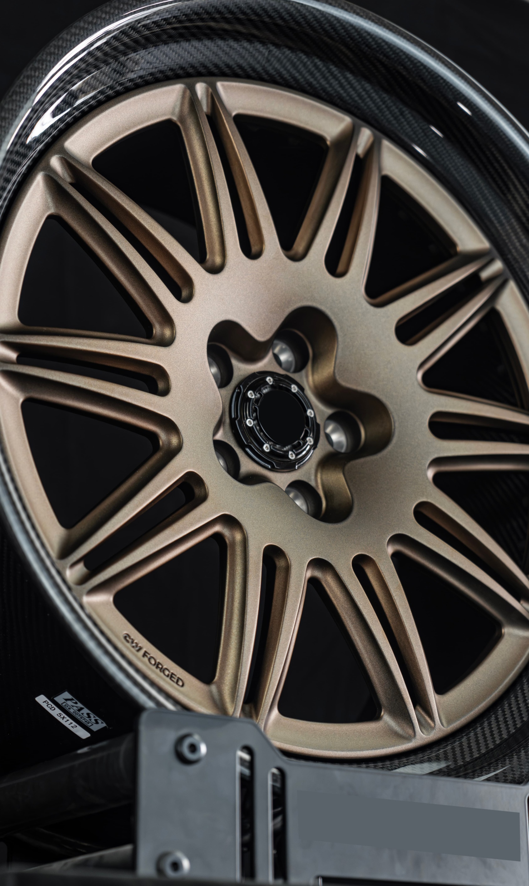 Octopus & Ocean Design Custom Carbon Fiber Wheels - styling view
