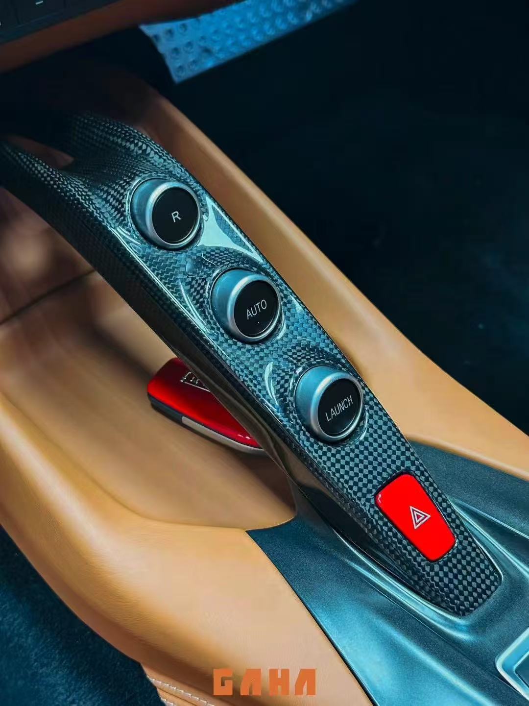 Ferrari 812 OEM Style Dry Carbon Interior Parts - styling view