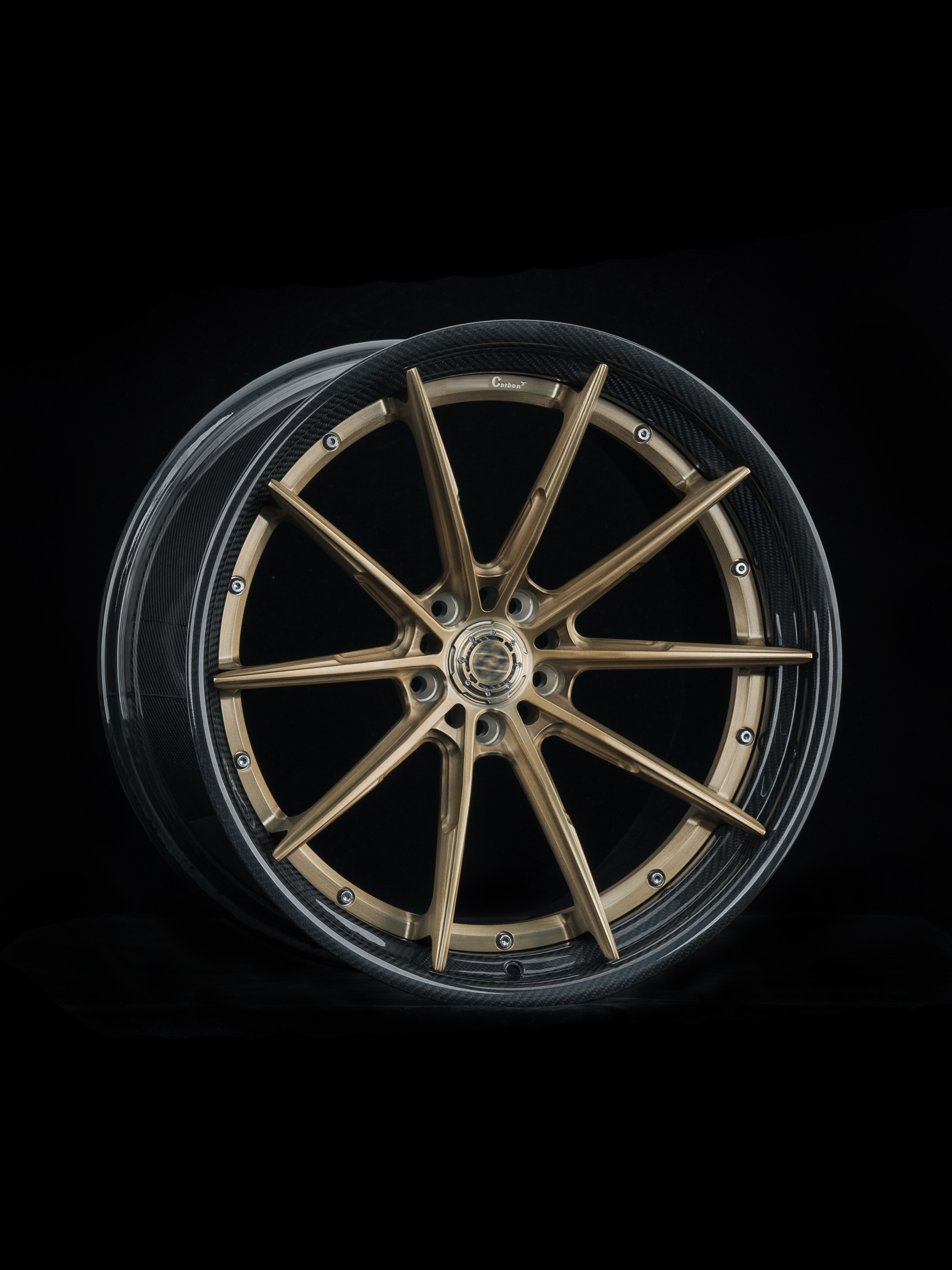 Octopus & Ocean Design Custom Carbon Fiber Wheels - styling view