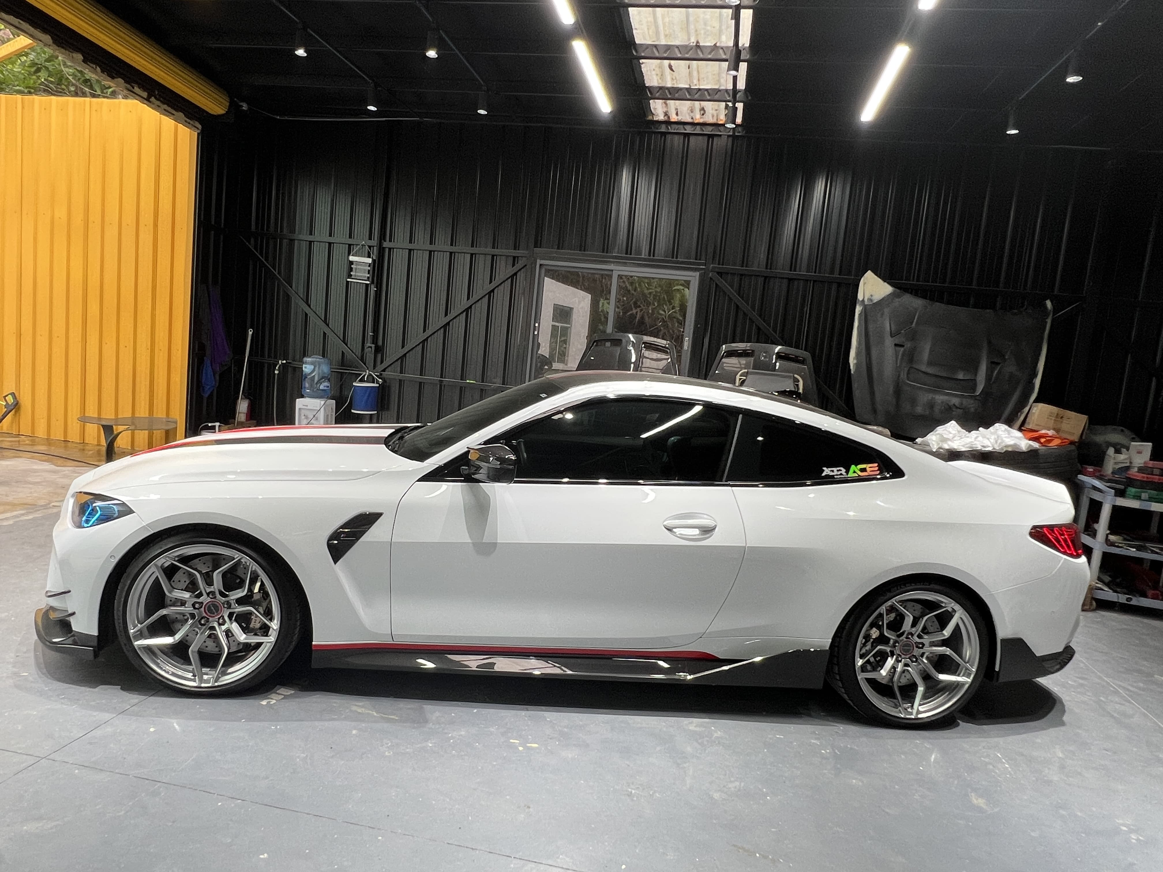 BMW G80 M3/G82 M4 CSL Style Dry Carbon Parts - styling view