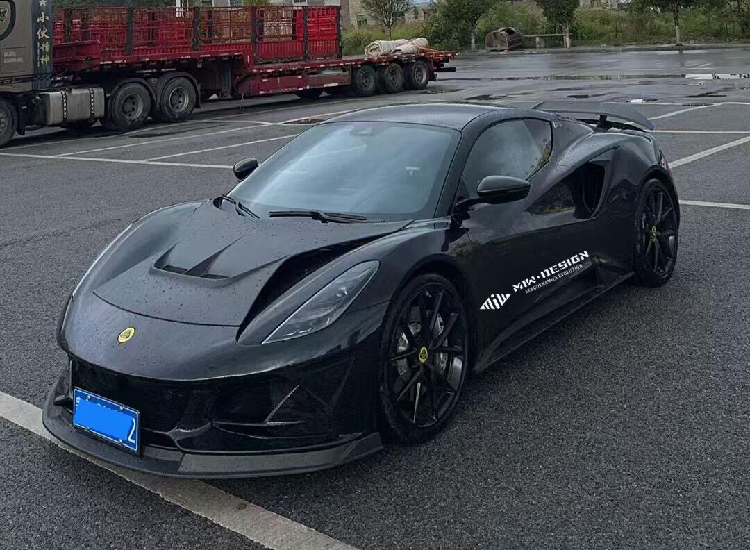 Lotus Emira V Style Dry Carbon Parts - styling view