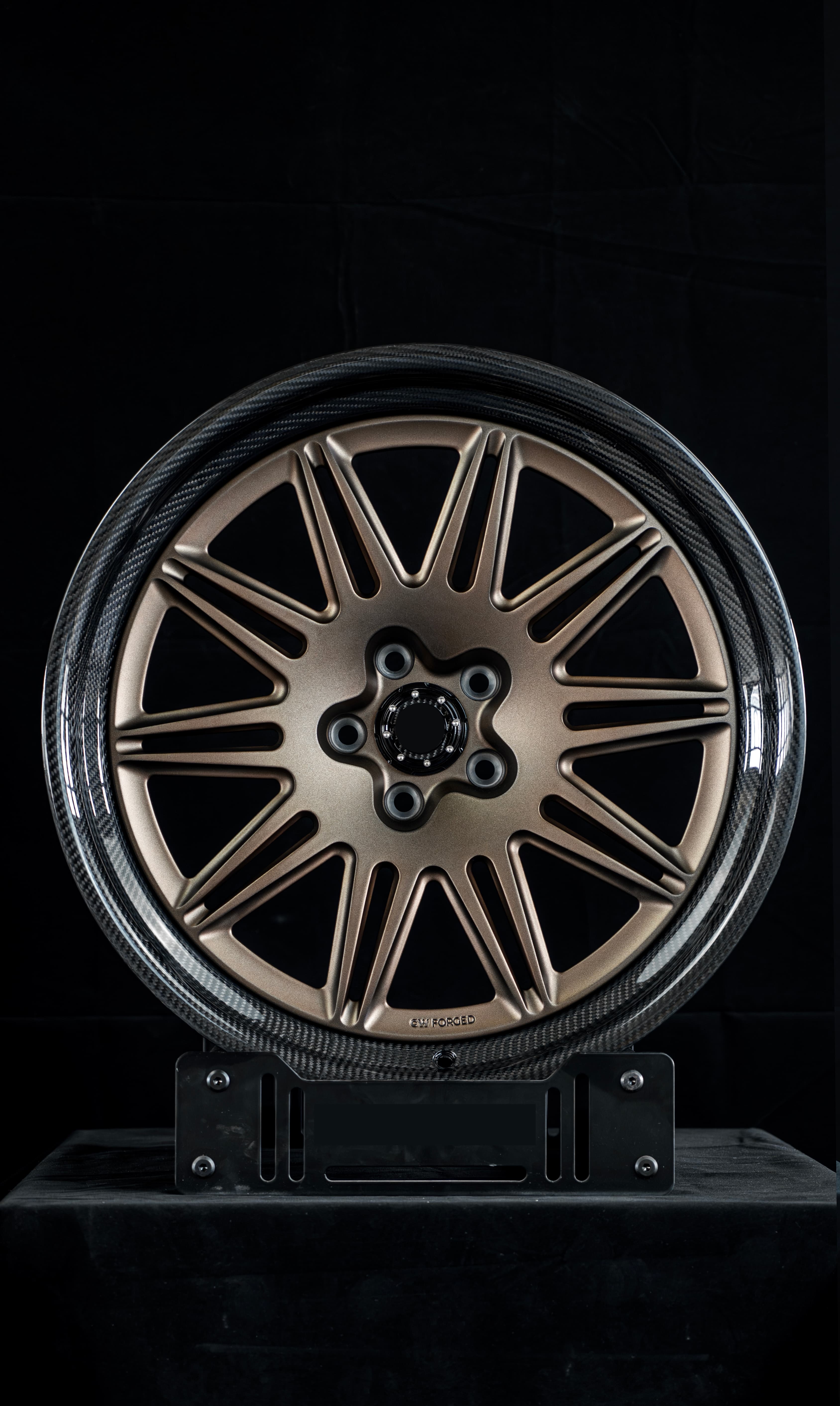 Octopus & Ocean Design Custom Carbon Fiber Wheels - styling view