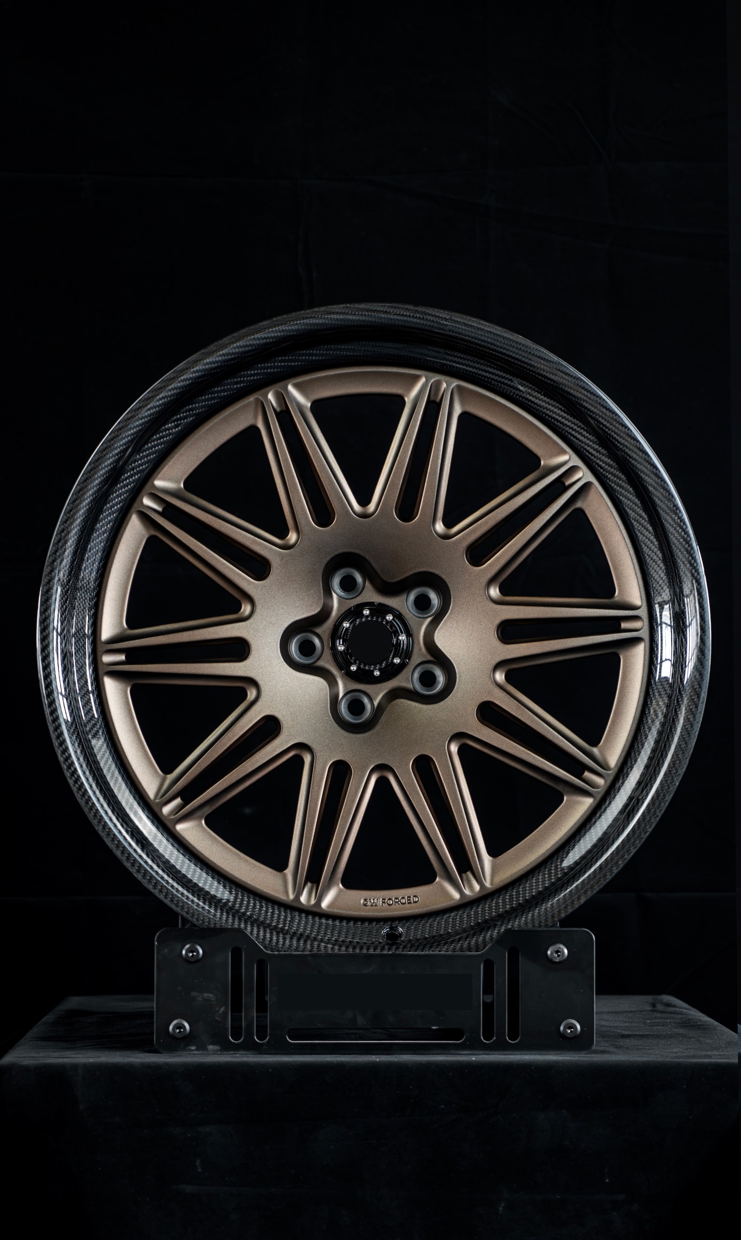 Octopus & Ocean Design Custom Carbon Fiber Wheels - styling view