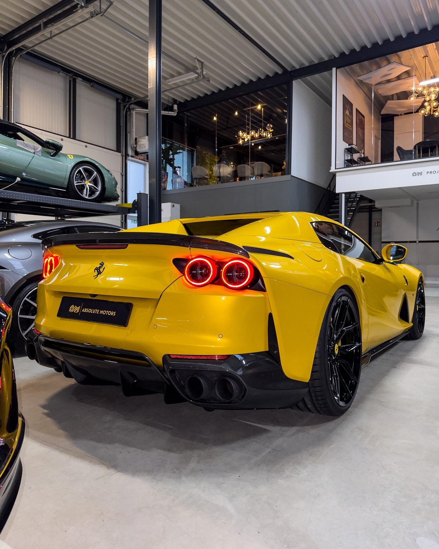 Ferrari 812 N Style Dry Carbon Parts - styling view