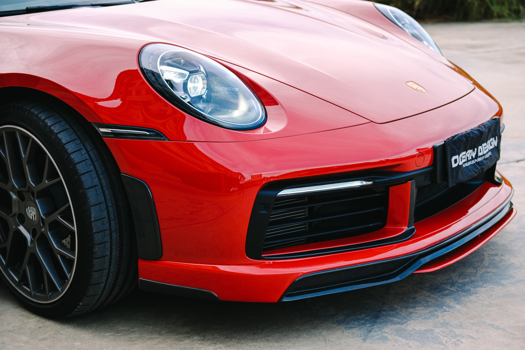 Porsche 911 992.1 Techart Style Carbon Parts - styling view