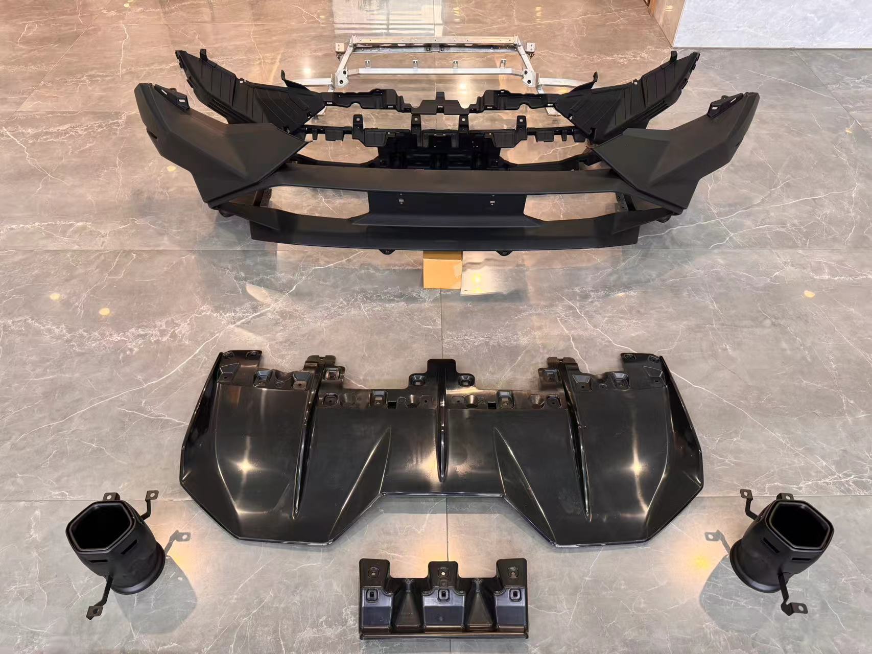 Lamborghini EVO Tecnice Style Plastic and Carbon Conversion Parts - styling view