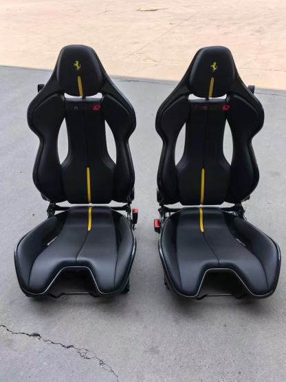 Ferrari 296 / SF90 Style Dry Carbon Bucket Seat - styling view